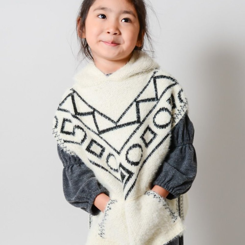 kids ultra soft poncho